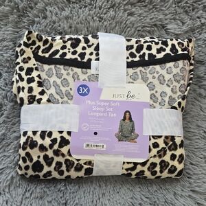 🆕️ Just Be Print Plus Size Sleep Set